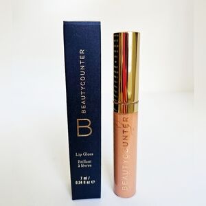*Beautycounter* Beyond Clean Lip Gloss in "Bellini" - NEW! - HTF shade!